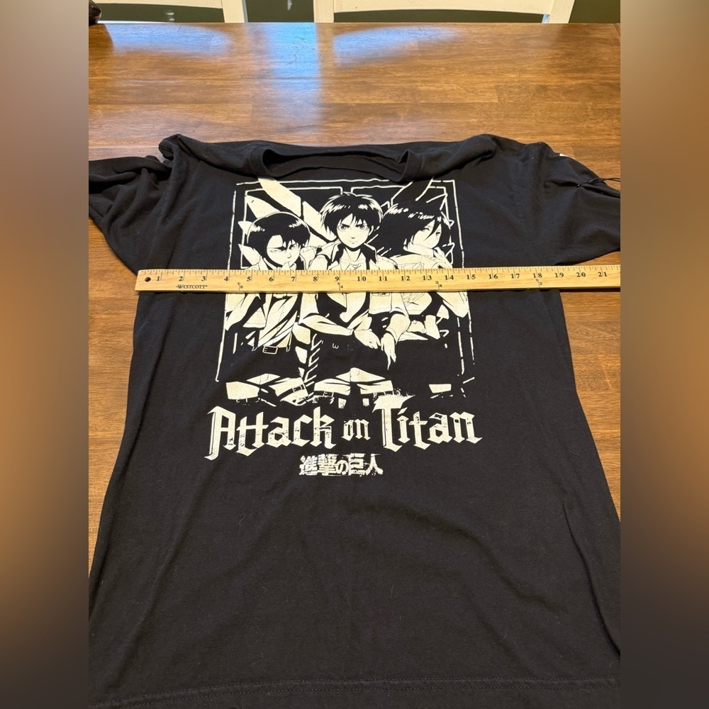 Ripple Junction Attack On Titians Anime Manga Long Sleeve T Shirt Unisex SZ M - Picture 4 of 6